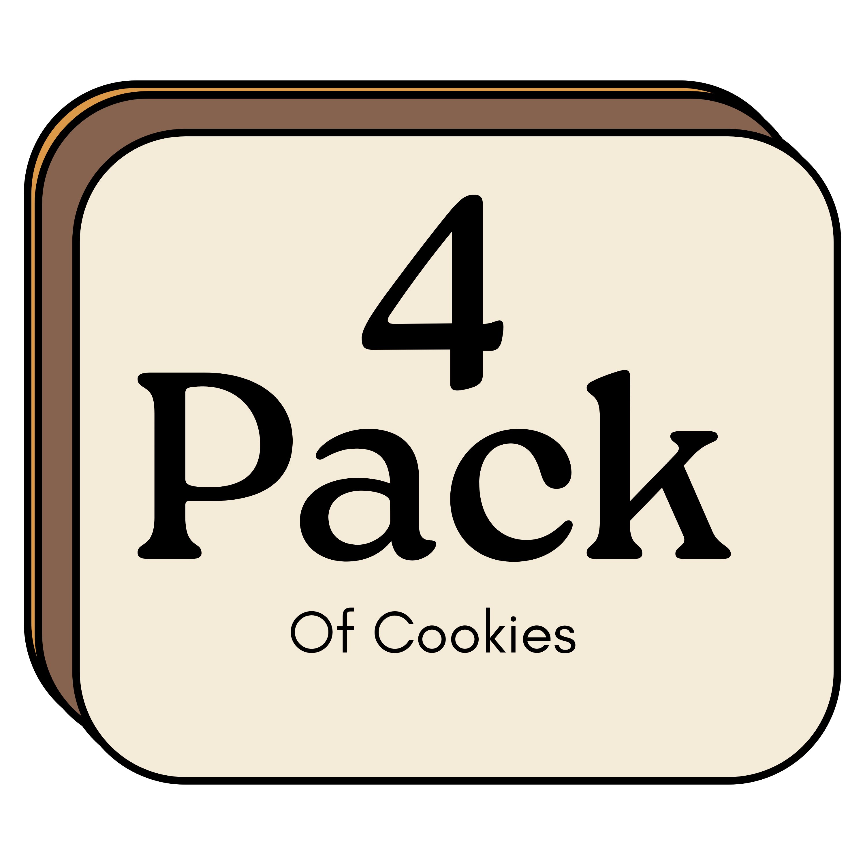 4 Pack of Cookies